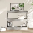 Libreria/Divisorio Grigio Cemento 80x30x72 cm