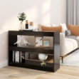 Libreria/Divisorio Nero 100x30x72 cm