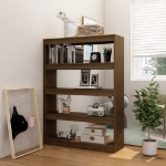 Libreria/Divisorio Marrone Miele 100x30x135,5 cm Legno di Pino