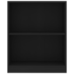 Libreria Nera 60x24x74,5 cm in Legno Multistrato