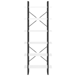 Scaffale Alto Bianco 80x30x210 cm in Legno Multistrato