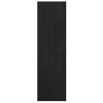 Libreria/Divisorio Nero 40x30x103,5cm in Legno Massello di Pino