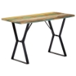 Tavolo da Pranzo 120x60x76 cm in Legno Massello di Recupero