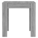 Tavolo da Pranzo Grigio Sonoma 140x74,5x76 cm Legno Multistrato