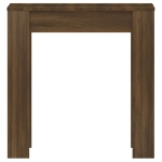 Tavolo da Pranzo Rovere Marrone 140x74,5x76cm Legno Multistrato