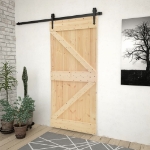 Porta 100x210 cm in Legno Massello di Pino