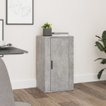 Credenza Grigio Cemento 40x33x70 cm in Legno Multistrato