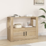 Credenza Rovere Sonoma 80x30x60 cm in Legno Multistrato