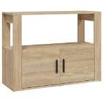 Credenza Rovere Sonoma 80x30x60 cm in Legno Multistrato