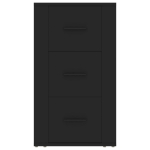 Credenza Nera 40x33x70 cm in Legno Multistrato