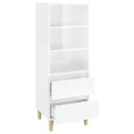 Credenza Bianco 40x36x110 cm in Legno Multistrato