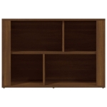 Credenza Rovere Marrone 80x30x54 cm in Legno Multistrato
