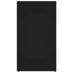 Credenza Nera 80x30x54 cm in Legno Multistrato