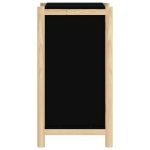 Credenza Nera 62x38x70 cm in Legno Multistrato