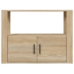 Credenza Rovere Sonoma 80x30x60 cm in Legno Multistrato