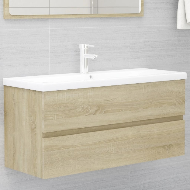 Mobile Sottolavabo Rovere Sonoma 100x38,5x45 cm in Truciolato