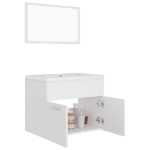 Set Mobili da Bagno Bianco in Truciolato