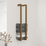 Portasciugamani Miele 23x18x110 cm in Legno Massello di Pino