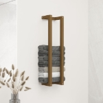 Portasciugamani Miele 23x18x90 cm in Legno Massello di Pino