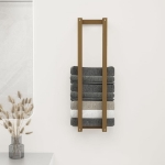 Portasciugamani Miele 23x18x90 cm in Legno Massello di Pino