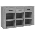 Credenza Grigio Sonoma 100x30x59,5 cm in Legno Multistrato