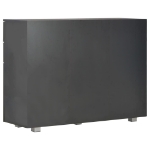 Credenza Nero Lucido 107x35x80,5 cm