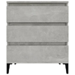 Credenza Grigio Cemento 60x35x70 cm in Legno Multistrato