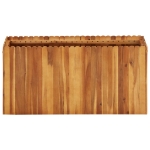 Letto Rialzato da Giardino 100x30x50 cm in Massello di Acacia