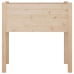 Fioriera da Giardino 70x31x70 cm Legno Massello di Pino