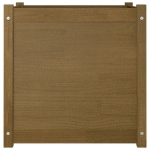 Fioriere da Giardino 2 pz Miele 60x60x60 cm in Legno di Pino