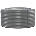 Vaso Giardino Acciaio Verniciato a Polvere 510x140x68 cm Grigio