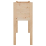 Fioriera da Giardino 70x31x70 cm Legno Massello di Pino