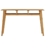 Tavolo Consolle 120x35x75 cm in Legno Massello di Teak