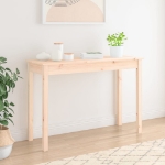 Tavolo Consolle 110x40x75 cm in Legno Massello di Pino