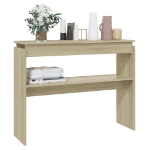 Tavolo Consolle Rovere Sonoma 102x30x80 cm in Truciolato