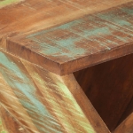 Tavolino 35x35x55 cm in Legno Massello di Recupero