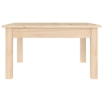Tavolino da Salotto 55x55x30 cm Legno Massello di Pino