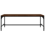 Tavolino Salotto Rovere Marrone 80x50x35 cm Legno Multistrato