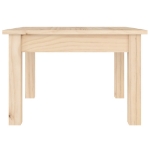 Tavolino da Salotto 45x45x30 cm Legno Massello di Pino