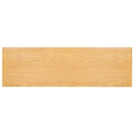 Tavolo Consolle 83x30x73 cm in Legno Massello di Rovere