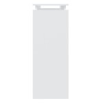 Tavolo Consolle Bianco 102x30x80 cm in Truciolato