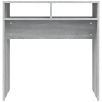 Tavolino Consolle Grigio Sonoma 78x30x80 cm Legno Multistrato