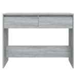 Tavolo Consolle Grigio Sonoma 100x35x76,5 cm in Truciolato