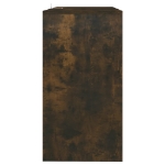 Tavolo Consolle Rovere Fumo 89x41x76,5 cm in Acciaio