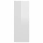 Tavolo Consolle Bianco Lucido 105x30x80 cm in Truciolato