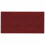 Pannelli Murali 12 pz Rosso Vino 60x30 cm in Tessuto 2,16 m²