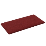 Pannelli Murali 12 pz Rosso Vino 30x15 cm Tessuto 0,54 m²