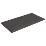 Pannelli Murali 12 pz Grigio Scuro 30x15 cm Tessuto 0,54 m²