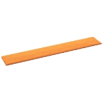 Pannelli Murali 12 pz Giallo Scuro 90x15 cm Tessuto 1,62 m²