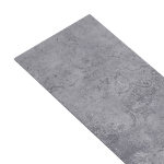 Listoni Pavimento PVC 5,02 m² 2 mm Autoadesivi Grigio Cemento
